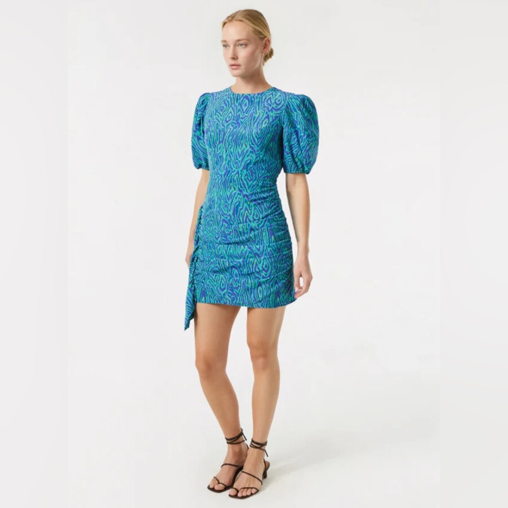 RHODE Pia Dress in Electric‎ Moire size 2